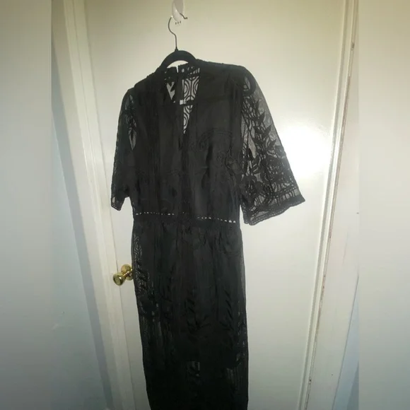 FOR MI | Women/Junior Large | Black | Lace | Boho | Casual | Portraits | NWT - Picture 13 of 16